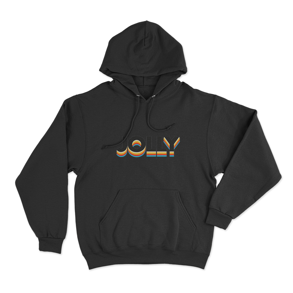 Jolly Classic Logo Unisex Hoodie Black Jolly Classic Logo Unisex Hoodie Black