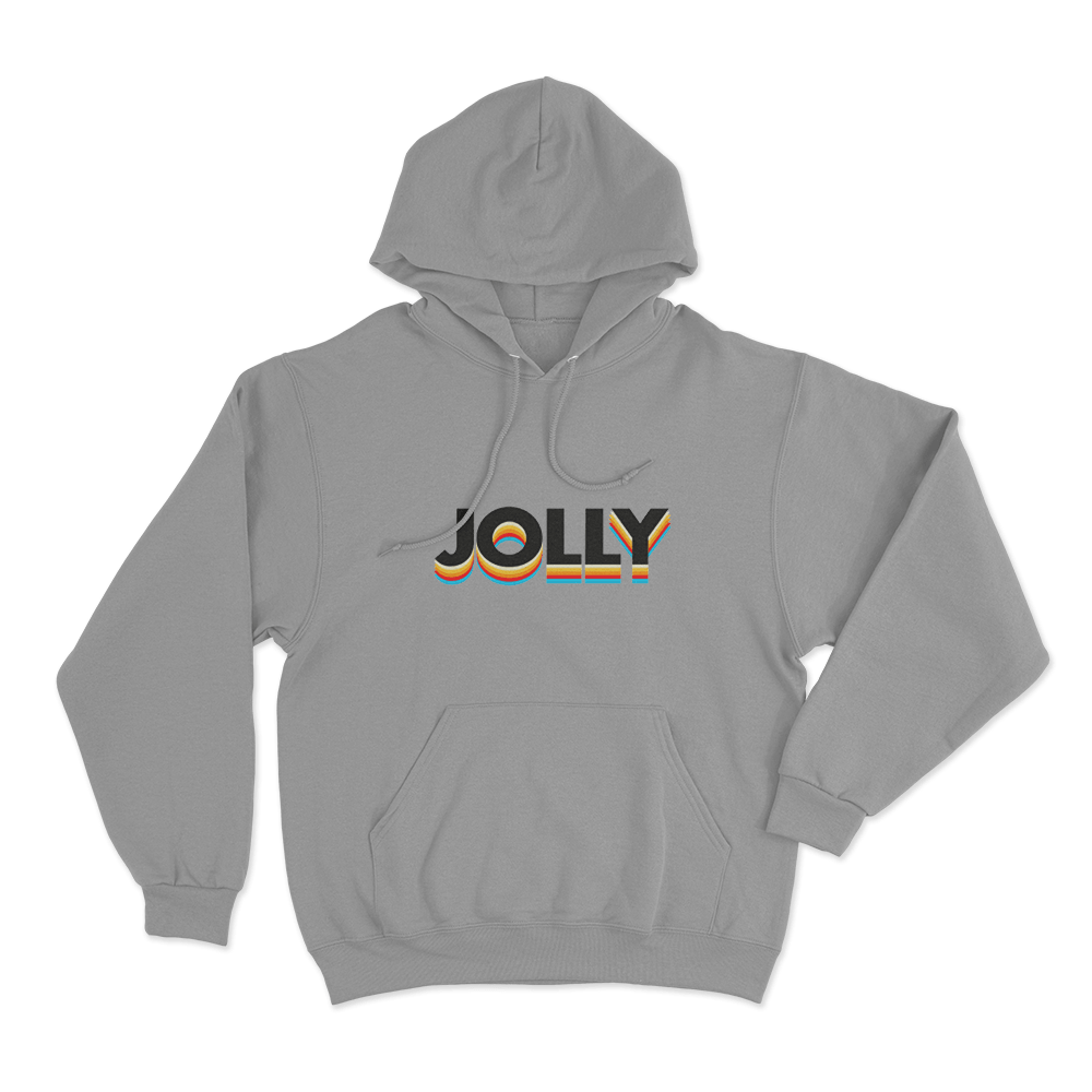 Jolly Classic Logo Unisex Hoodie Grey Jolly Classic Logo Unisex Hoodie Grey