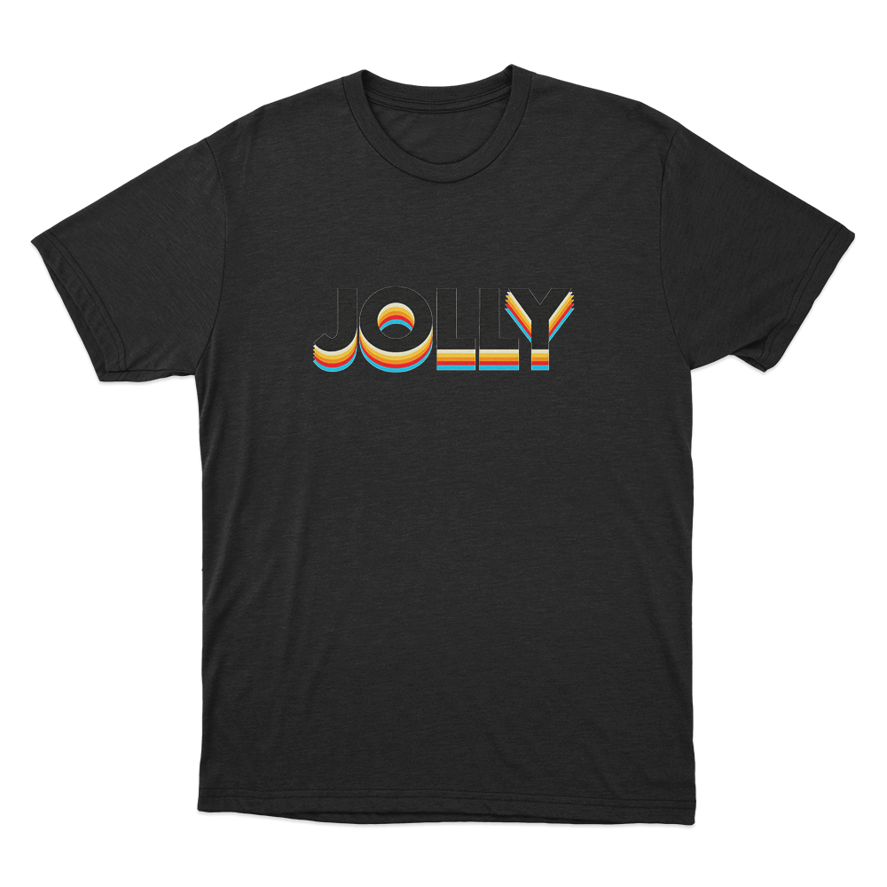 Jolly Classic Logo Unisex T Shirt Black Jolly Classic Logo Unisex T Shirt Black