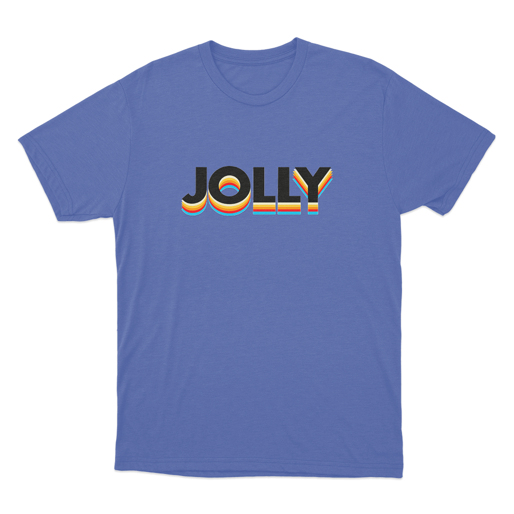 Jolly Classic Logo Unisex T Shirt Blue Jolly Classic Logo Unisex T Shirt Blue
