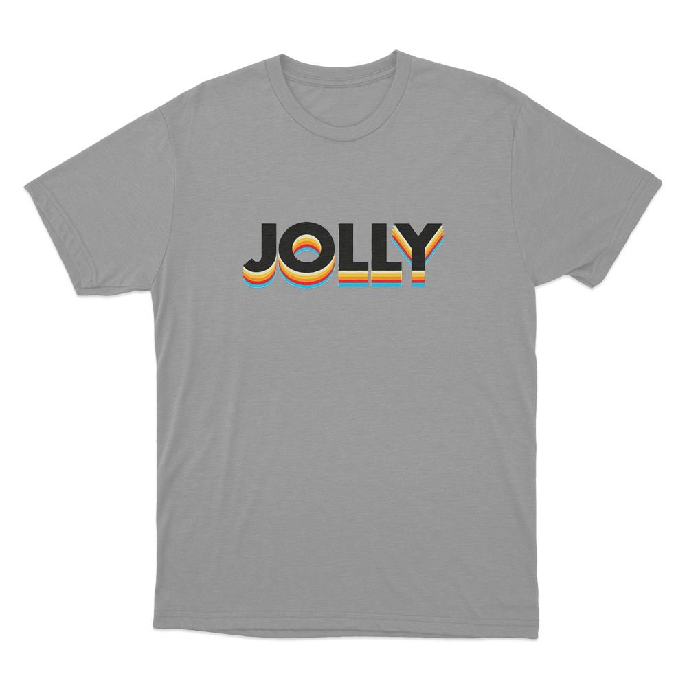 Jolly Classic Logo Unisex T Shirt Grey Jolly Classic Logo Unisex T Shirt Grey
