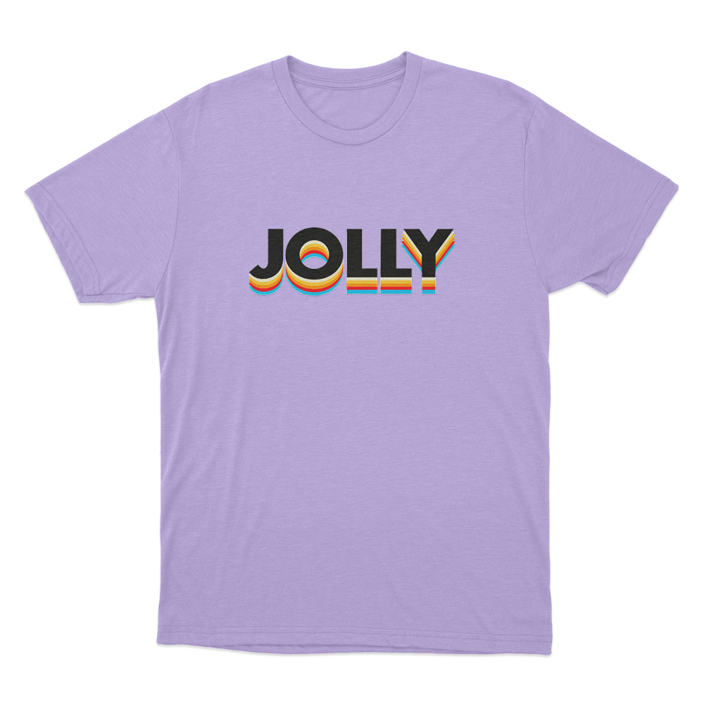 Jolly Classic Logo Unisex T Shirt Purple Jolly Classic Logo Unisex T Shirt Purple