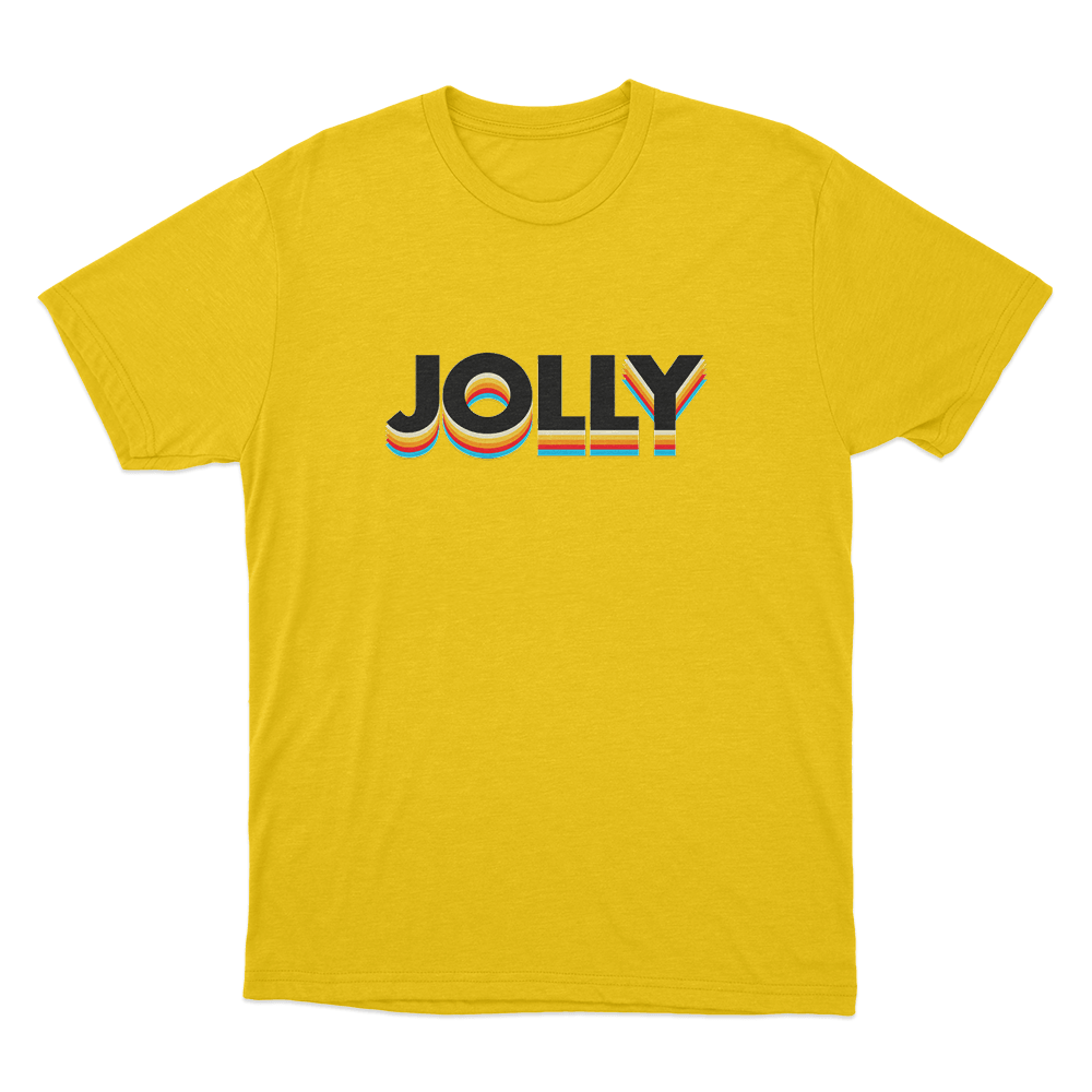 Jolly Classic Logo Unisex T Shirt Yellow Jolly Classic Logo Unisex T Shirt Yellow
