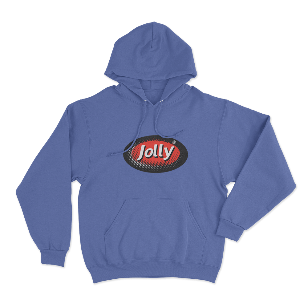 Jolly Classic Oval Logo Unisex Hoodie Blue Jolly Classic Oval Logo Unisex Hoodie Blue