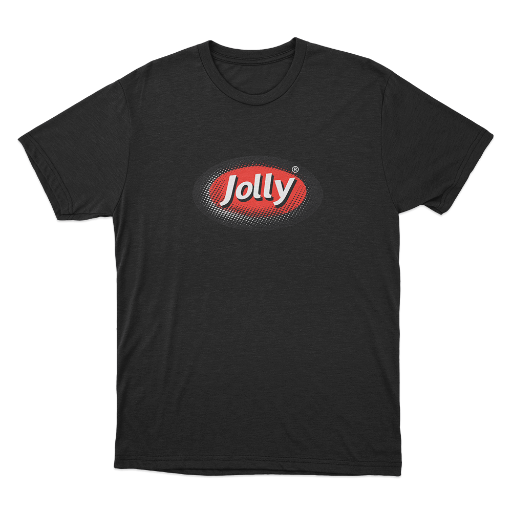 Jolly Classic Oval Logo Unisex T Shirt Black Jolly Classic Oval Logo Unisex T Shirt Black