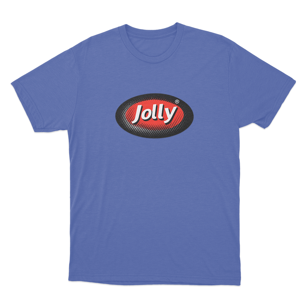 Jolly Classic Oval Logo Unisex T Shirt Blue Jolly Classic Oval Logo Unisex T Shirt Blue