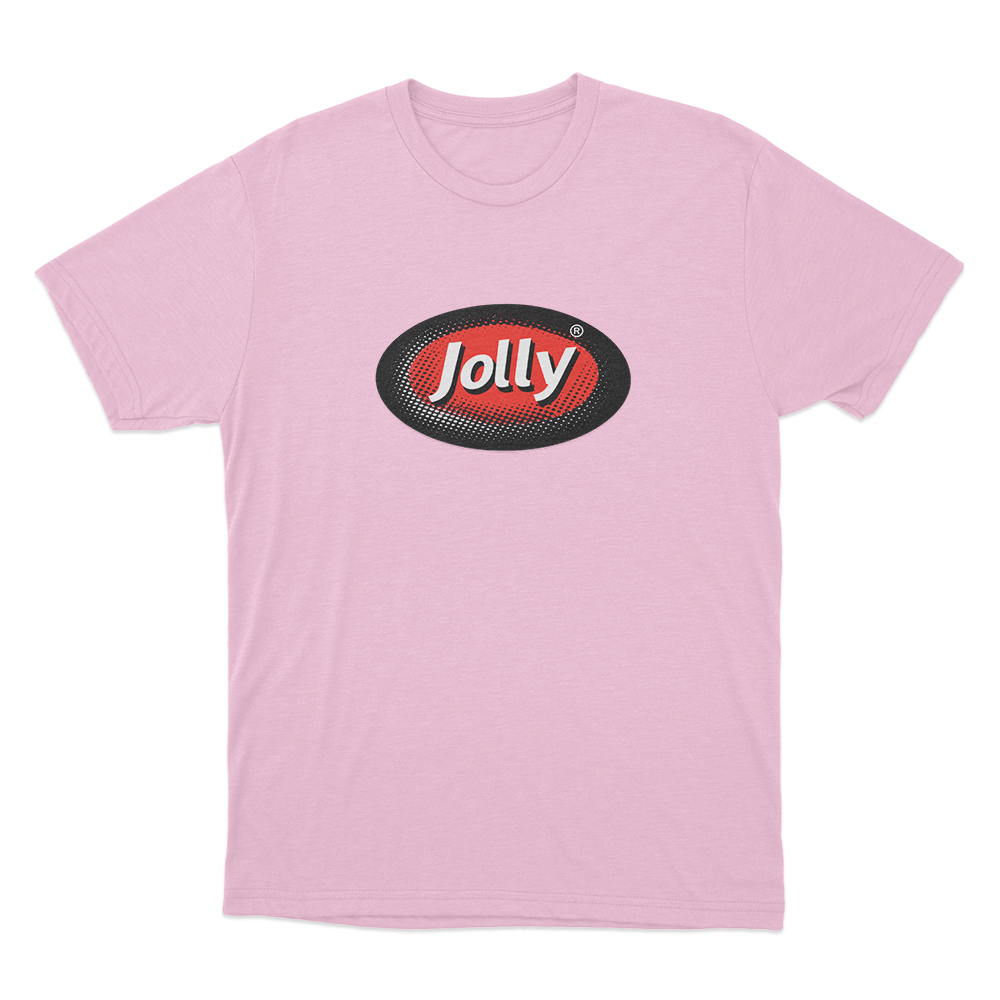 Jolly Classic Oval Logo Unisex T Shirt Pink Jolly Classic Oval Logo Unisex T Shirt Pink