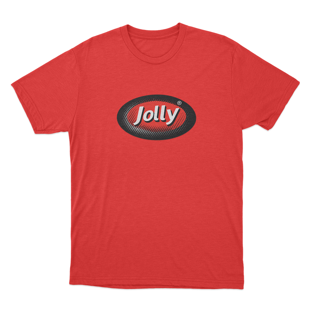 Jolly Classic Oval Logo Unisex T Shirt Red Jolly Classic Oval Logo Unisex T Shirt Red