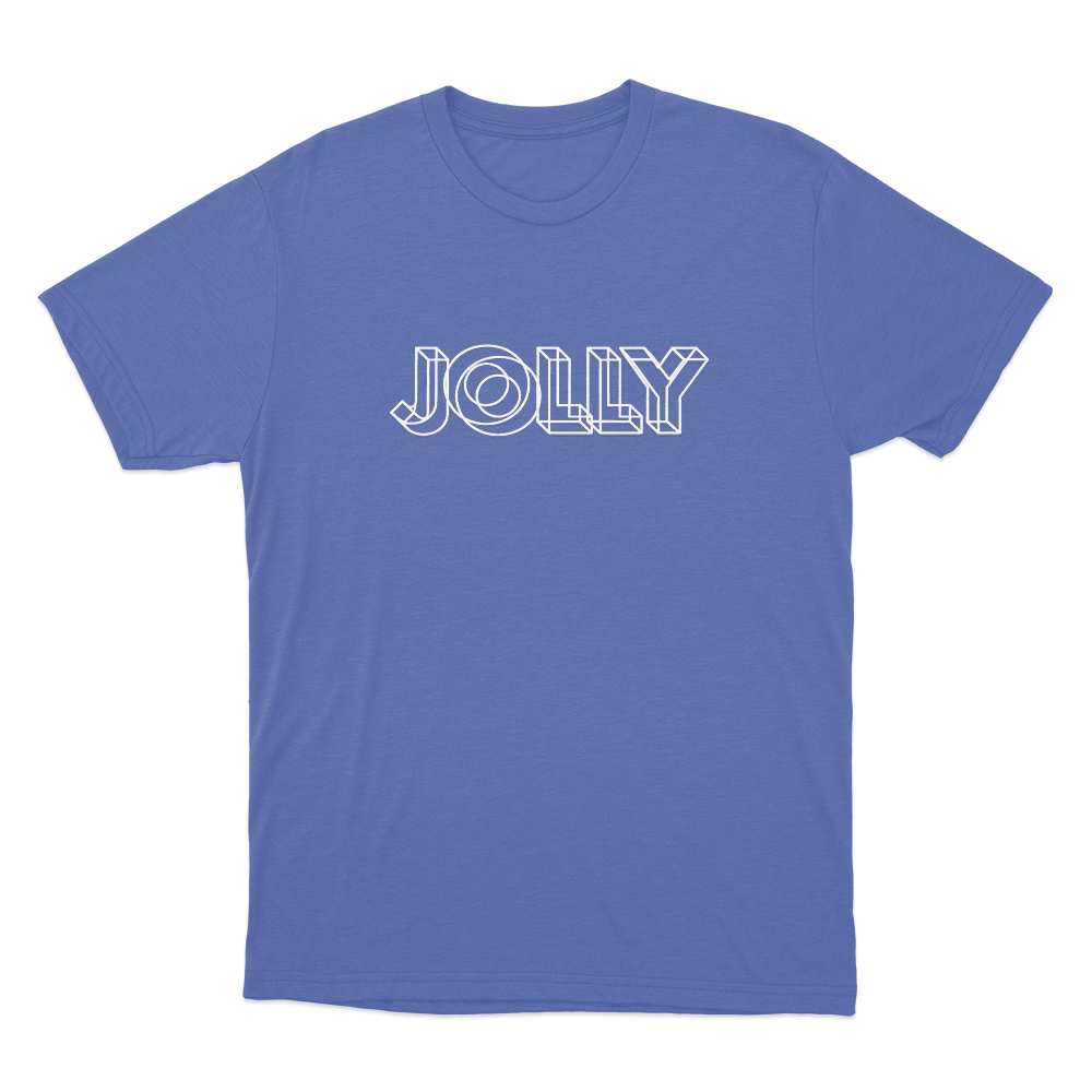 Jolly Geometric Logo Unisex T Shirt Blue Jolly Geometric Logo Unisex T Shirt Blue