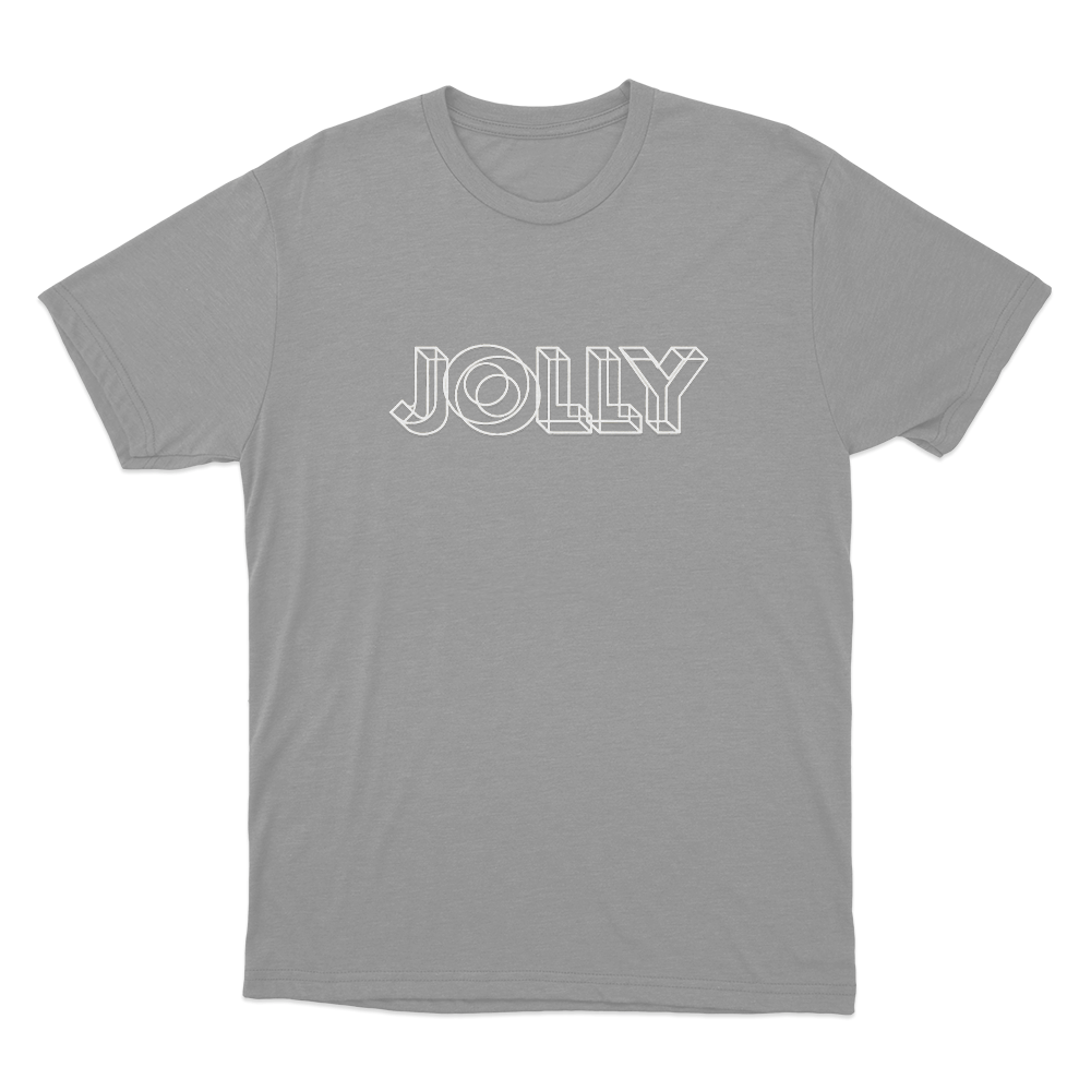 Jolly Geometric Logo Unisex T Shirt Grey Jolly Geometric Logo Unisex T Shirt Grey