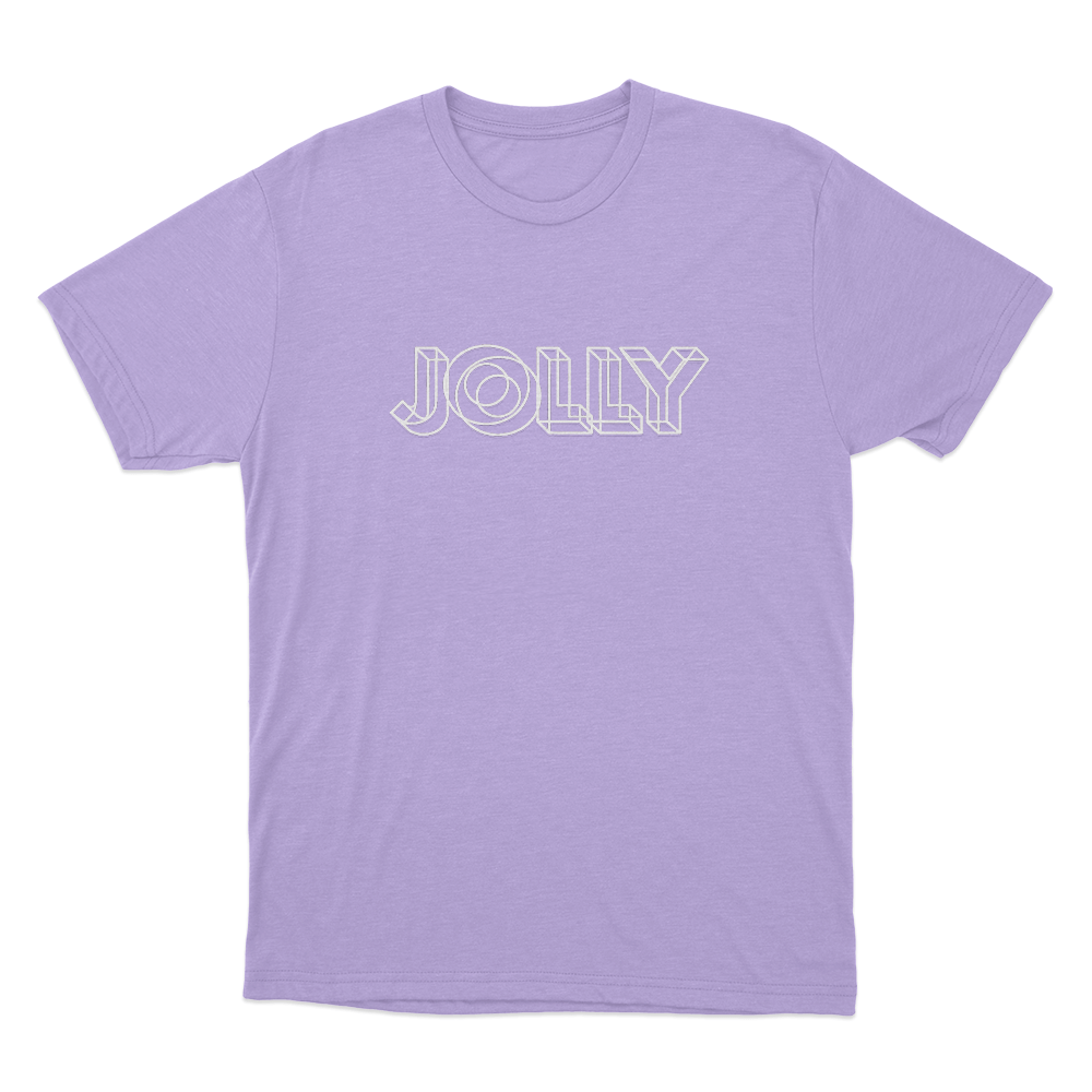 Jolly Geometric Logo Unisex T Shirt Purple Jolly Geometric Logo Unisex T Shirt Purple