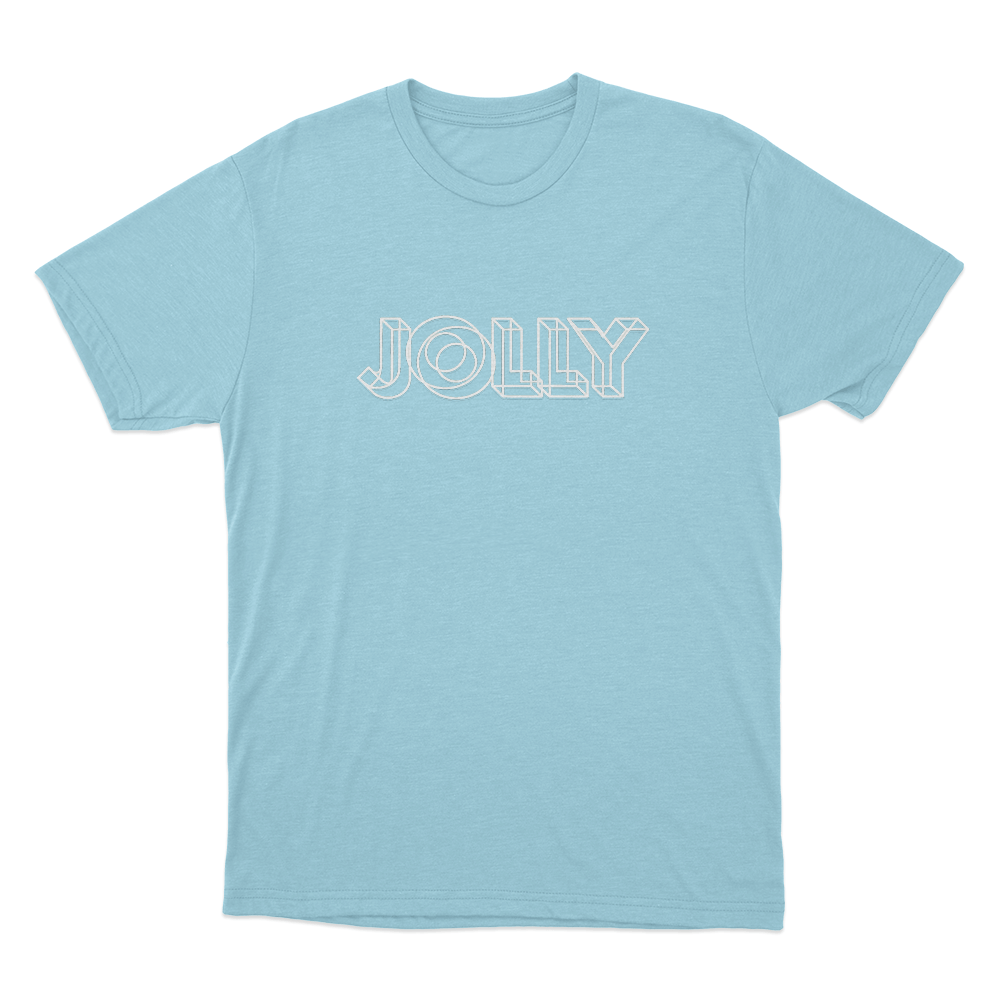 Jolly Geometric Logo Unisex T Shirt Sky Blue Jolly Geometric Logo Unisex T Shirt Sky Blue