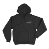 Jolly Geometric Outline Logo Unisex Hoodie Black