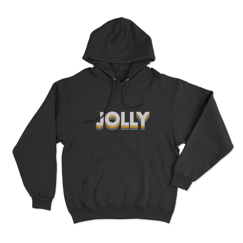 Jolly Logo Unisex Hoodie Black Jolly Logo Unisex Hoodie Black