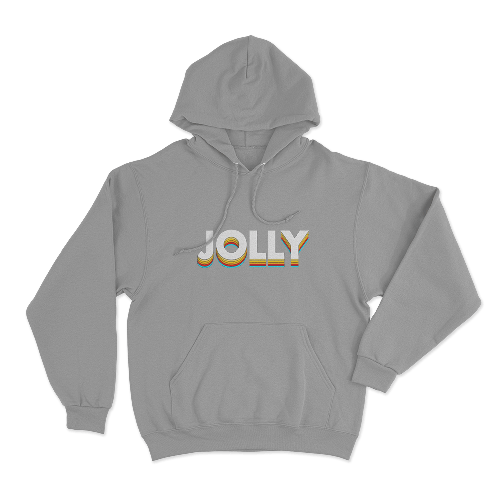 Jolly Logo Unisex Hoodie Grey Jolly Logo Unisex Hoodie Grey