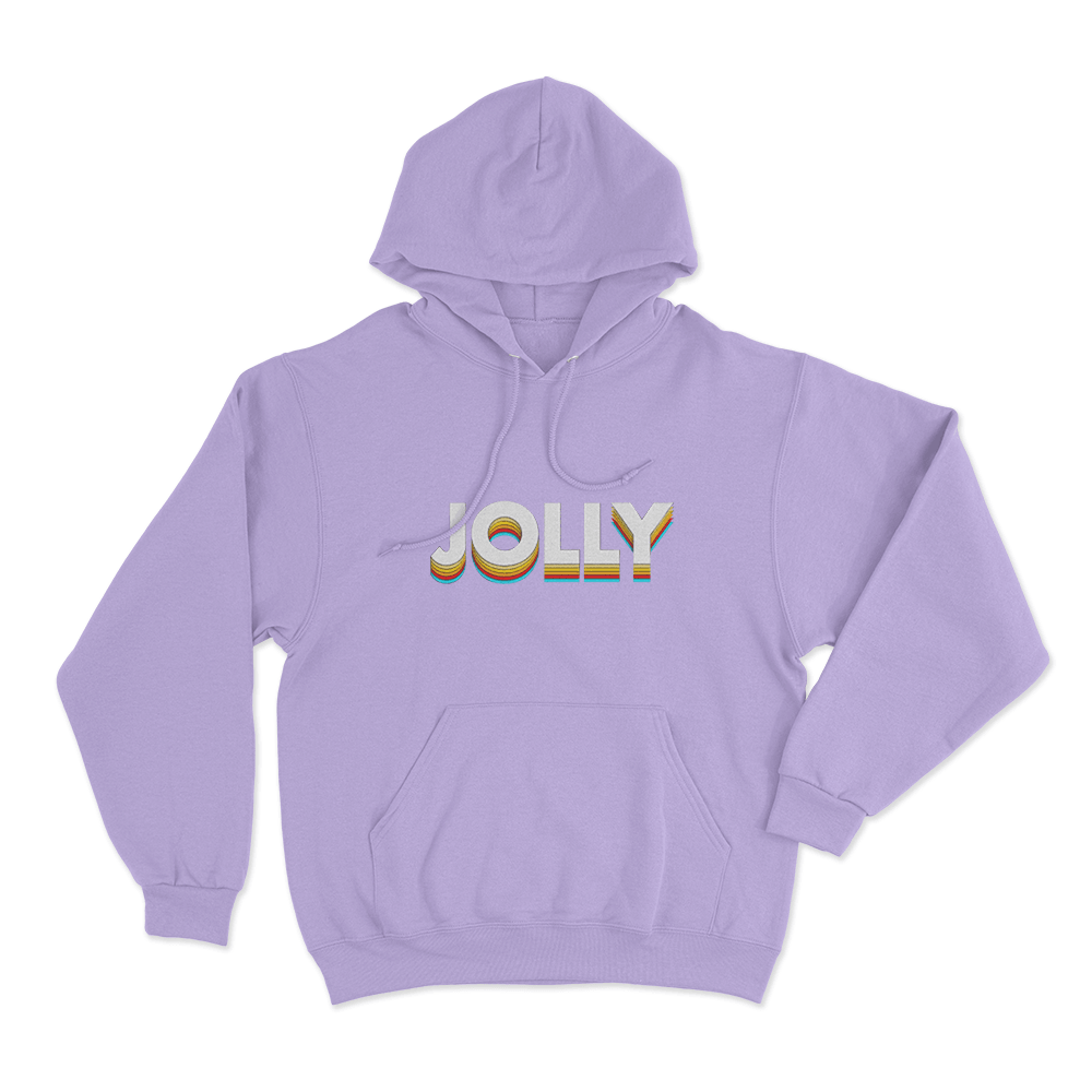 Jolly Logo Unisex Hoodie Purple Jolly Logo Unisex Hoodie Purple