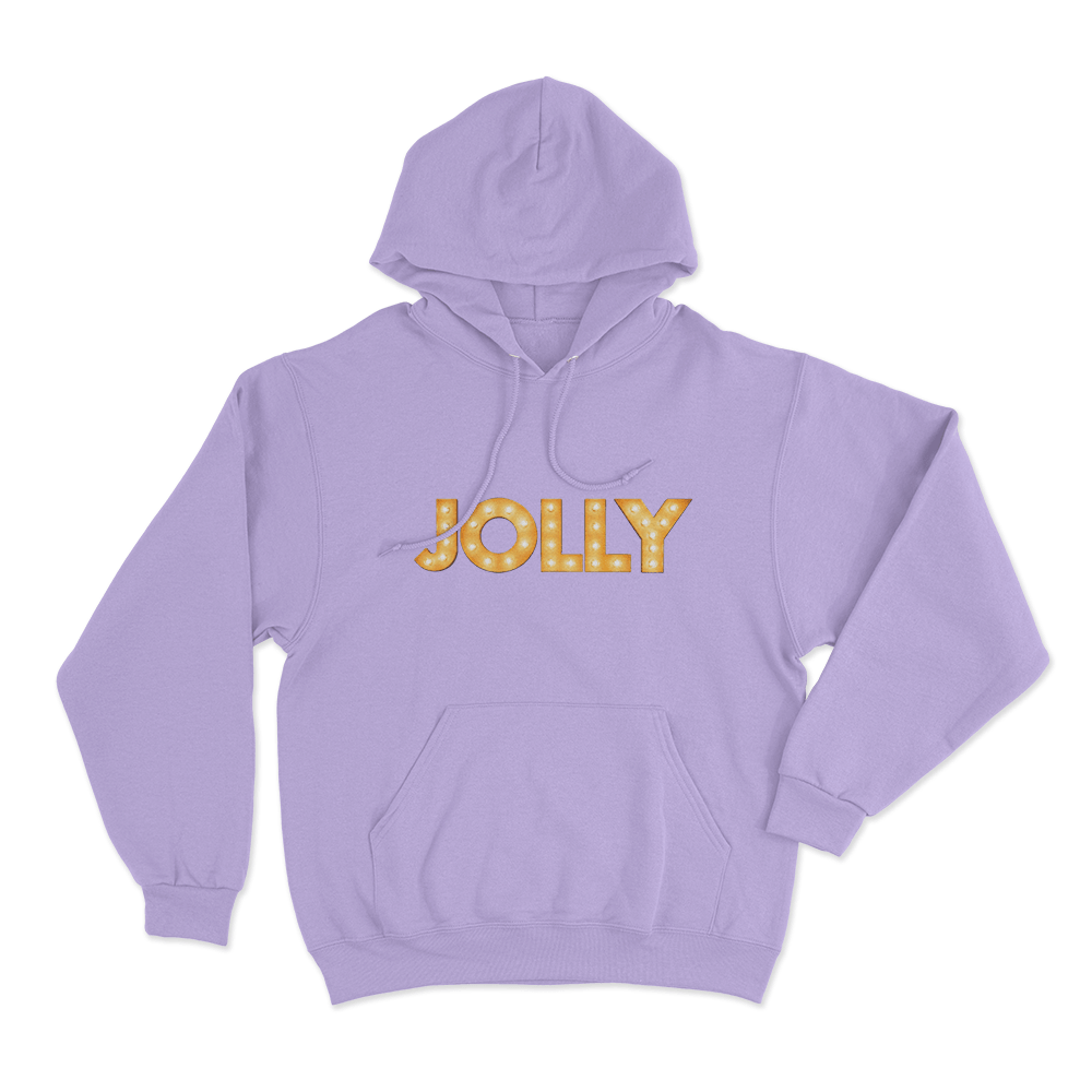 Jolly Marquee Lights Logo Unisex Hoodie Purple Jolly Marquee Lights Logo Unisex Hoodie Purple