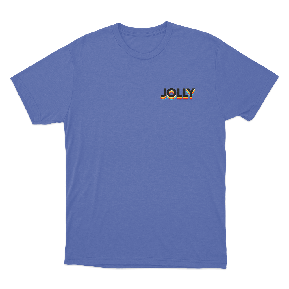 Jolly Small Classic Logo Unisex T Shirt Blue Jolly Small Classic Logo Unisex T Shirt Blue