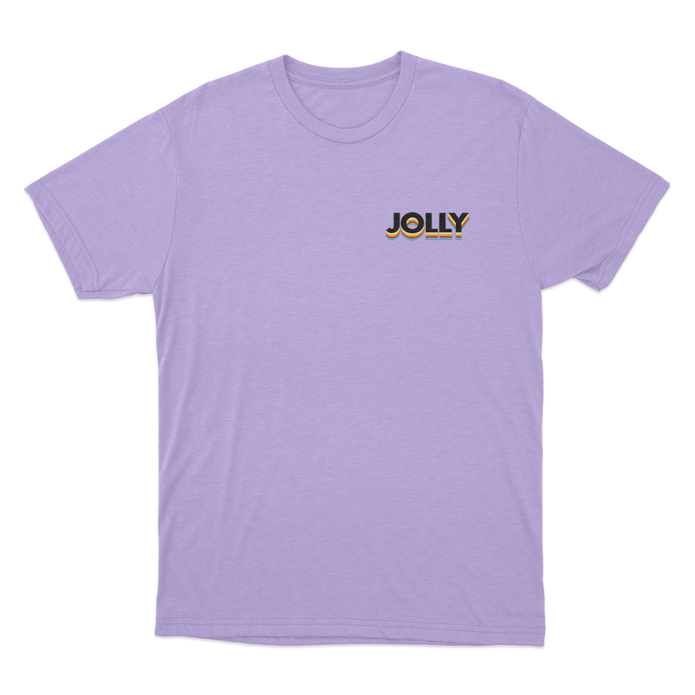 Jolly Small Classic Logo Unisex T Shirt Purple Jolly Small Classic Logo Unisex T Shirt Purple