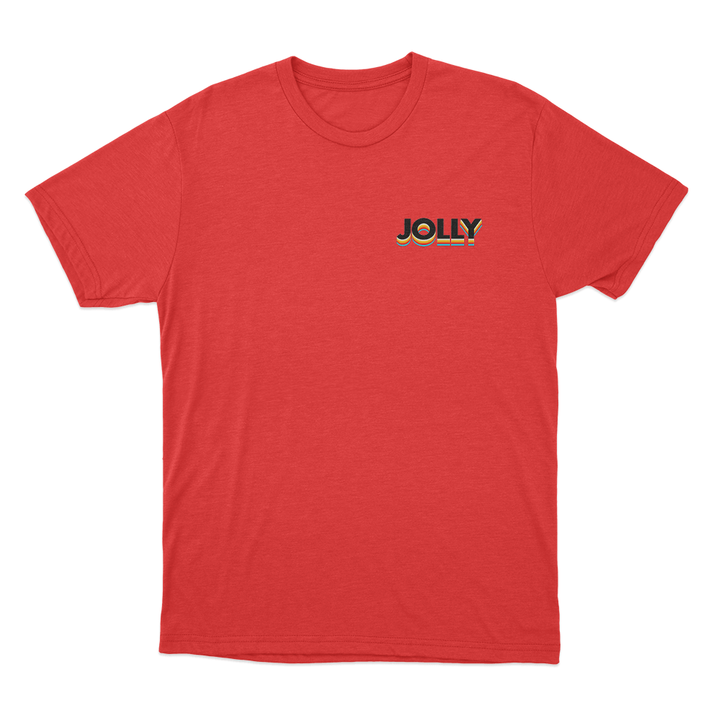 Jolly Small Classic Logo Unisex T Shirt Red Jolly Small Classic Logo Unisex T Shirt Red