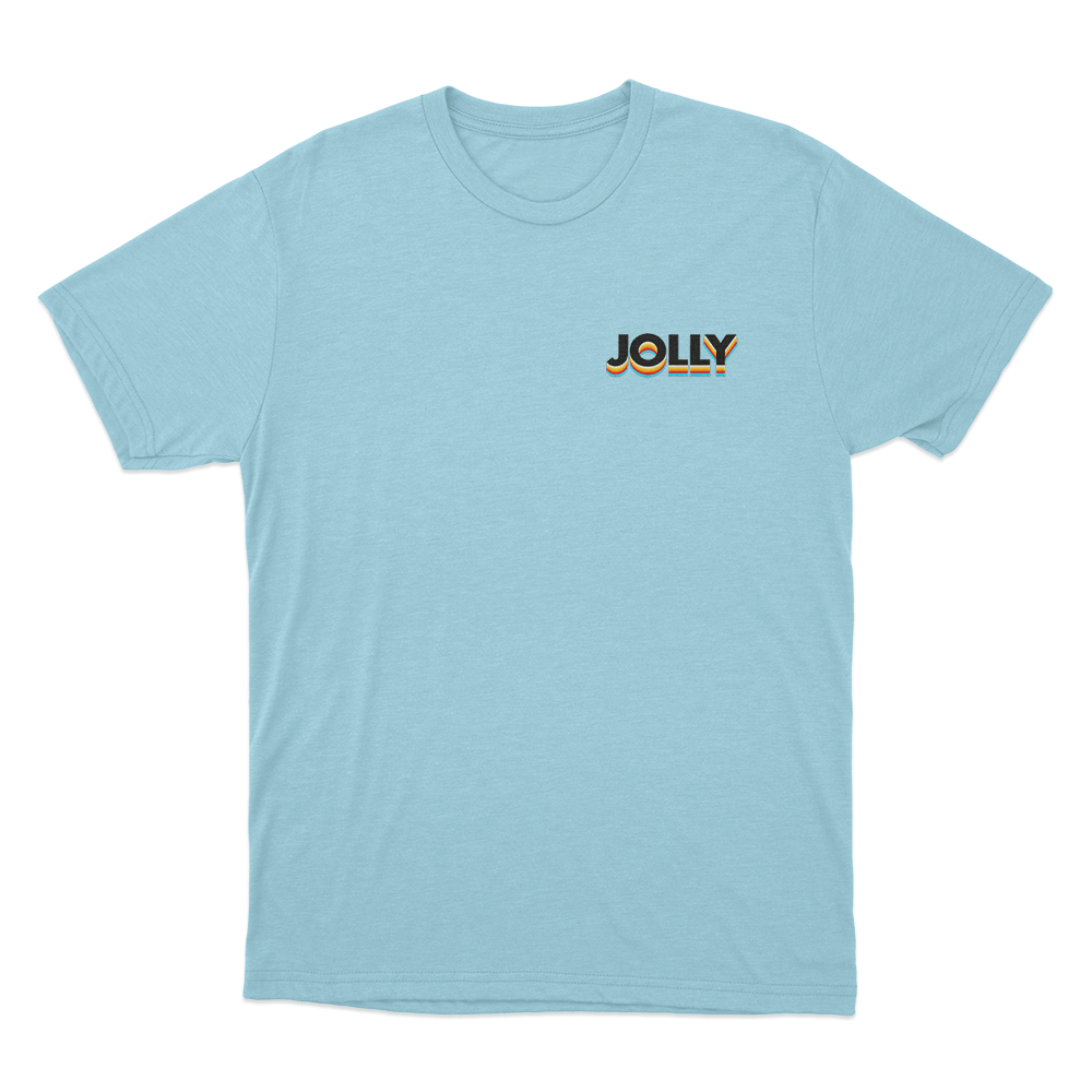 Jolly Small Classic Logo Unisex T Shirt Sky Blue Jolly Small Classic Logo Unisex T Shirt Sky Blue