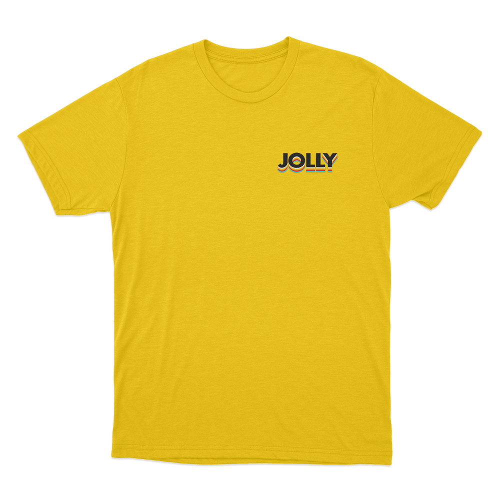 Jolly Small Classic Logo Unisex T Shirt Yellow Jolly Small Classic Logo Unisex T Shirt Yellow