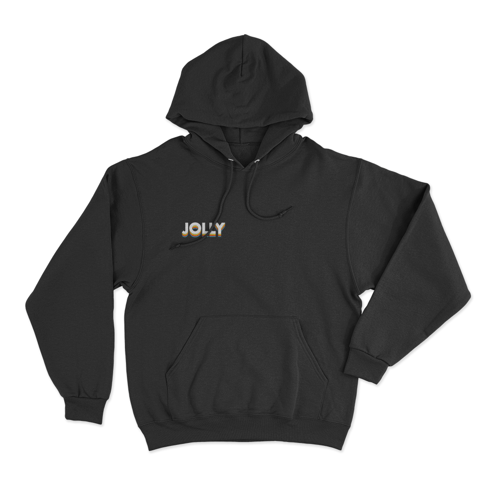 Jolly Small Logo Unisex Hoodie Black Jolly Small Logo Unisex Hoodie Black
