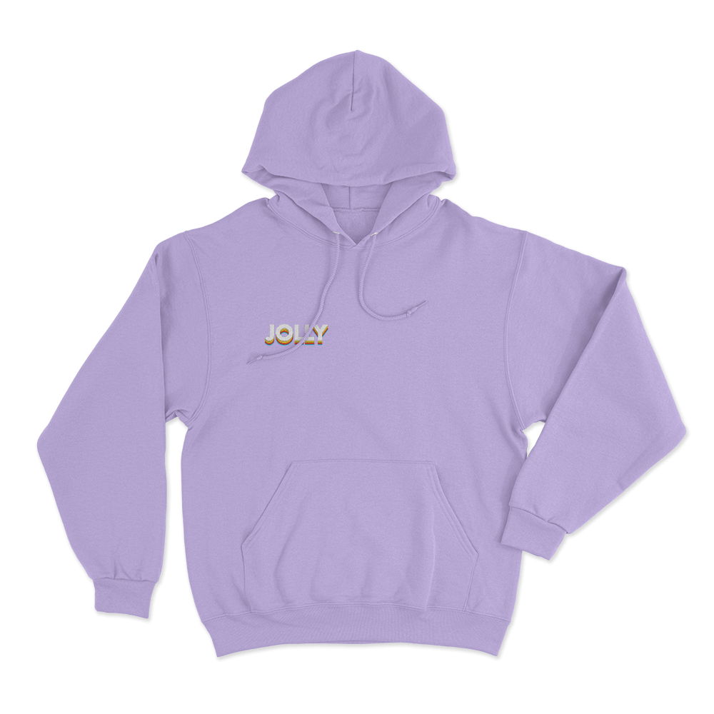 Jolly Small Logo Unisex Hoodie Purple Jolly Small Logo Unisex Hoodie Purple