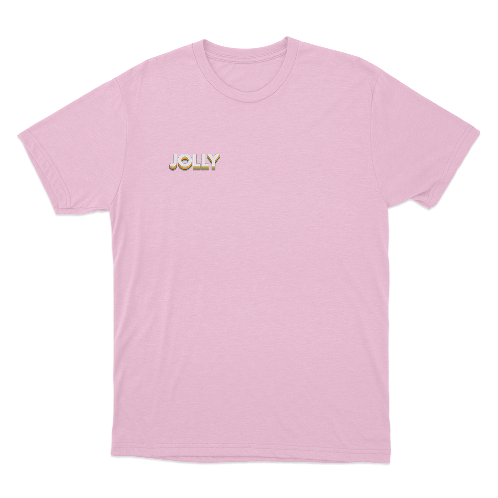 Jolly Small Logo Unisex T Shirt Pink Jolly Small Logo Unisex T Shirt Pink